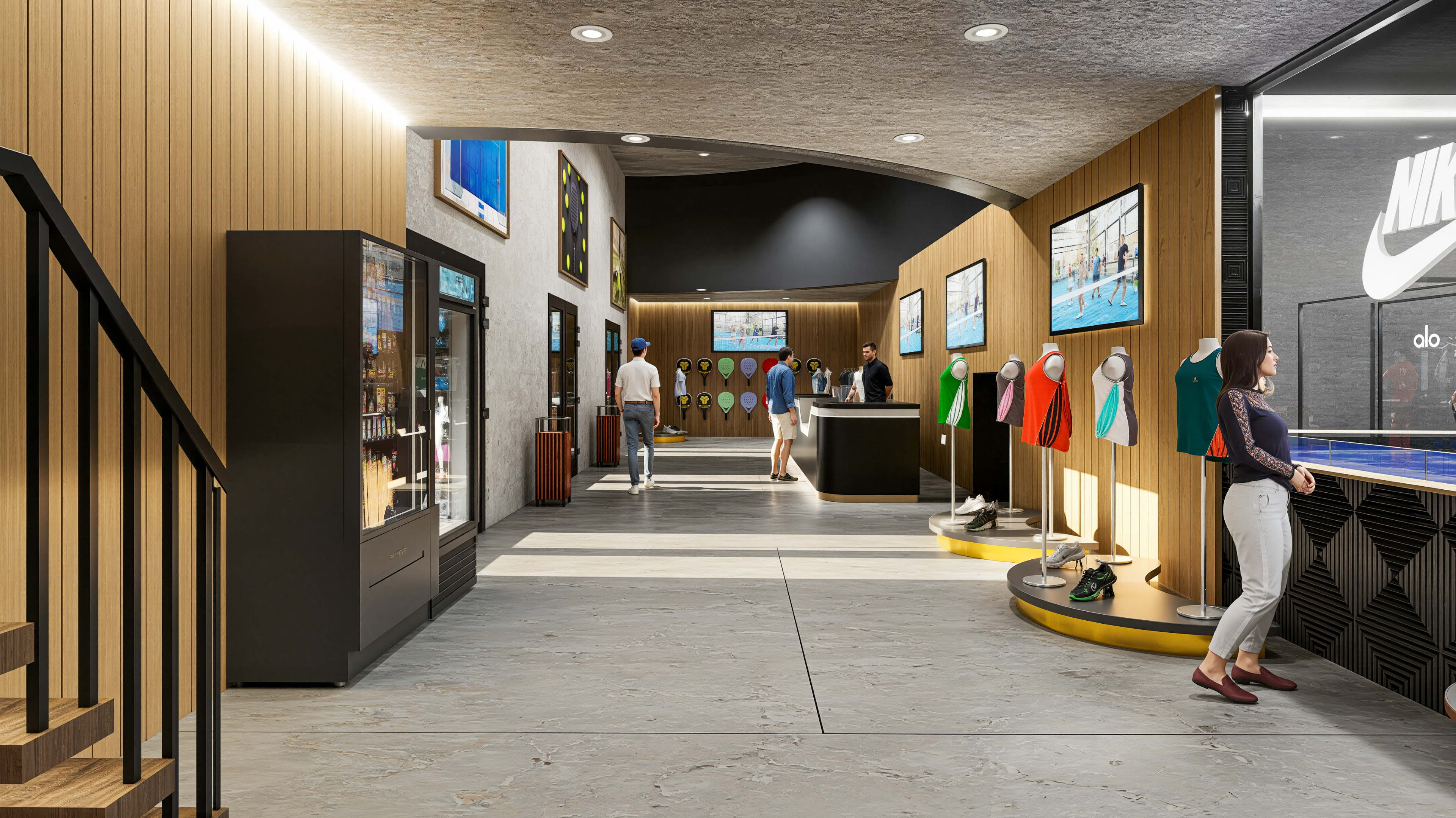 Primo Padel reception area